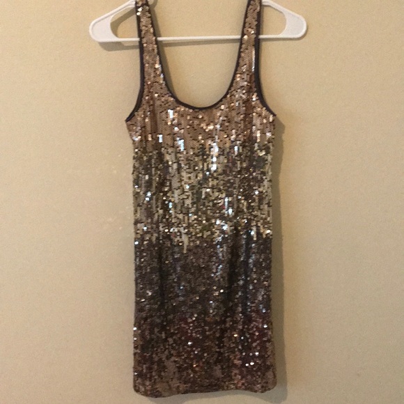 Express Dresses & Skirts - Express ombré sequin dress